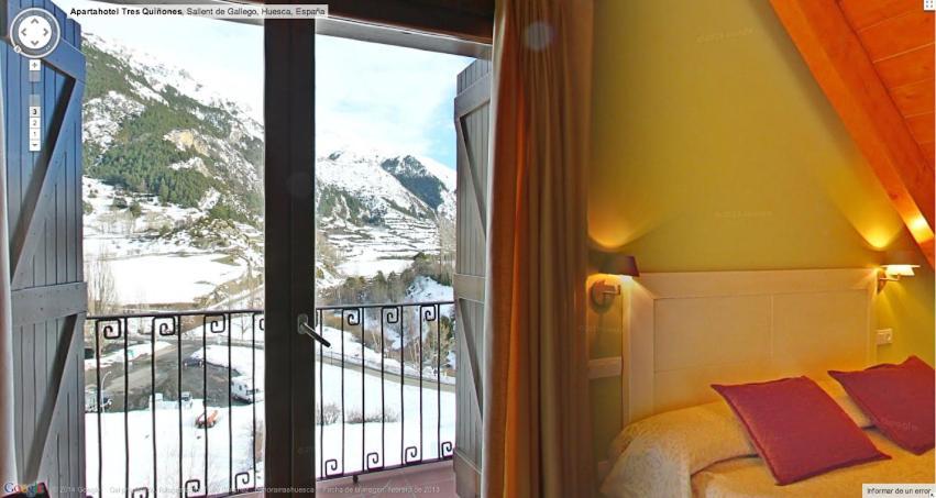 Sallent de Gállego Apartahotel Tres Quinones الغرفة الصورة